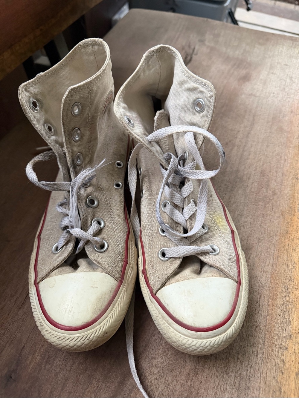 White high top converse